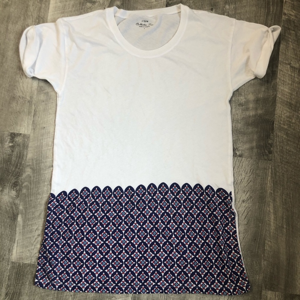J. Crew Collector Geometric Tee Shirt